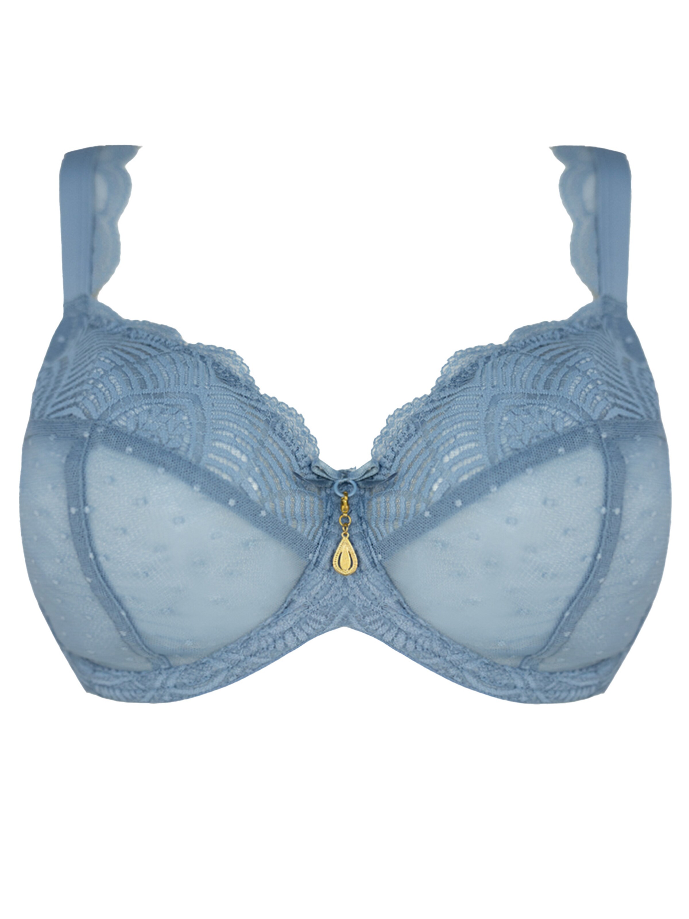 Invisible Soutien-gorge 'Clara' SugarShape en bleu : devant