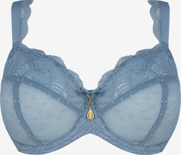 Invisible Soutien-gorge 'Clara' SugarShape en bleu : devant