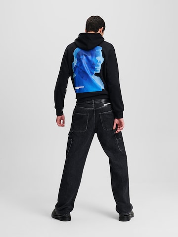 KARL LAGERFELD JEANS Loosefit Farmer - fekete