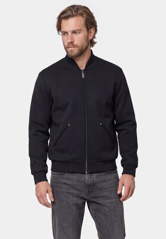 DreiMaster Vintage Sweatvest in Zwart: voorkant