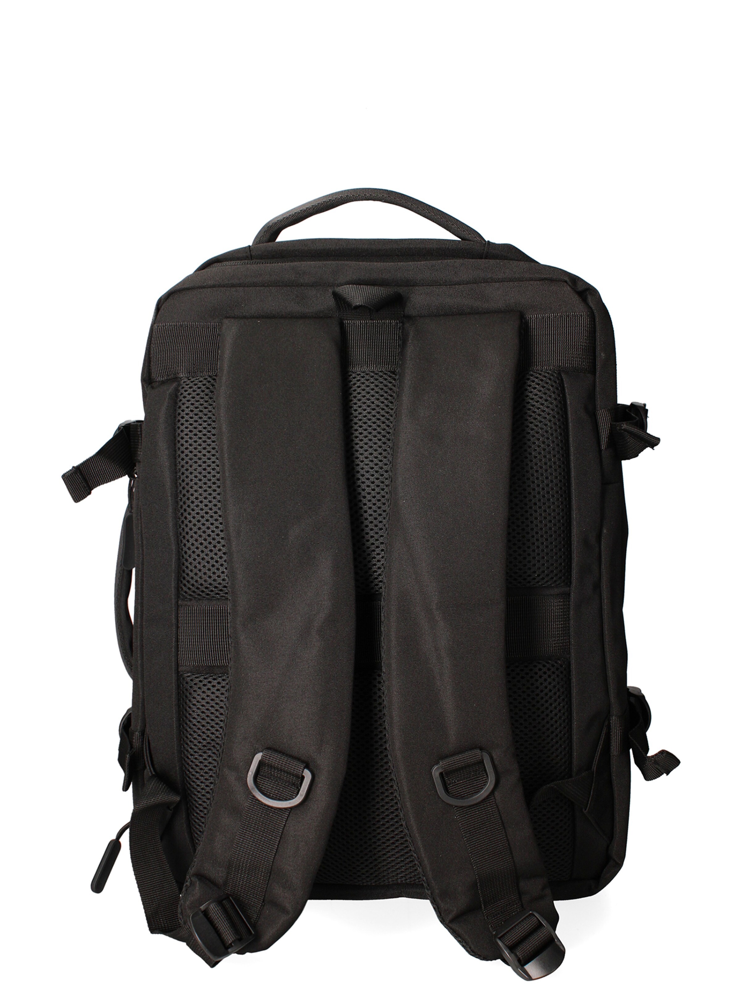 Zaino 'Zaino Unisex Nylon 100% con Zip e Tasche Multifunzionali - 30x42x16 cm' di B. Cavalli in nero