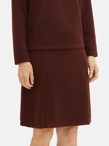 TOM TAILOR Skirt in Brown: front