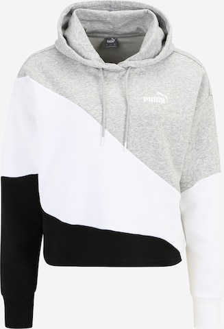 PUMA Sportief sweatshirt 'Power' in Grijs: voorkant