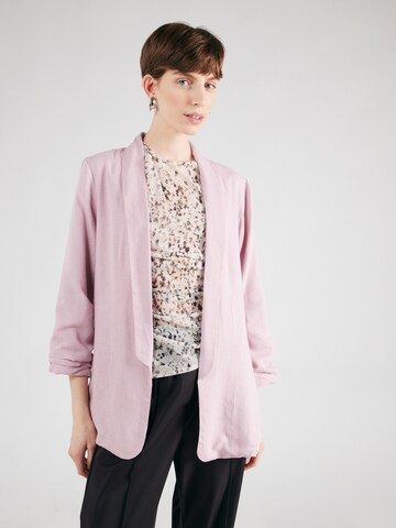 Blazer di PIECES in rosa: frontale