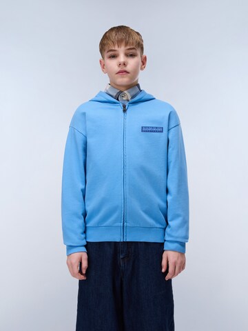 NAPAPIJRI Кофта на молнии 'B-New Box' в Синий: спереди