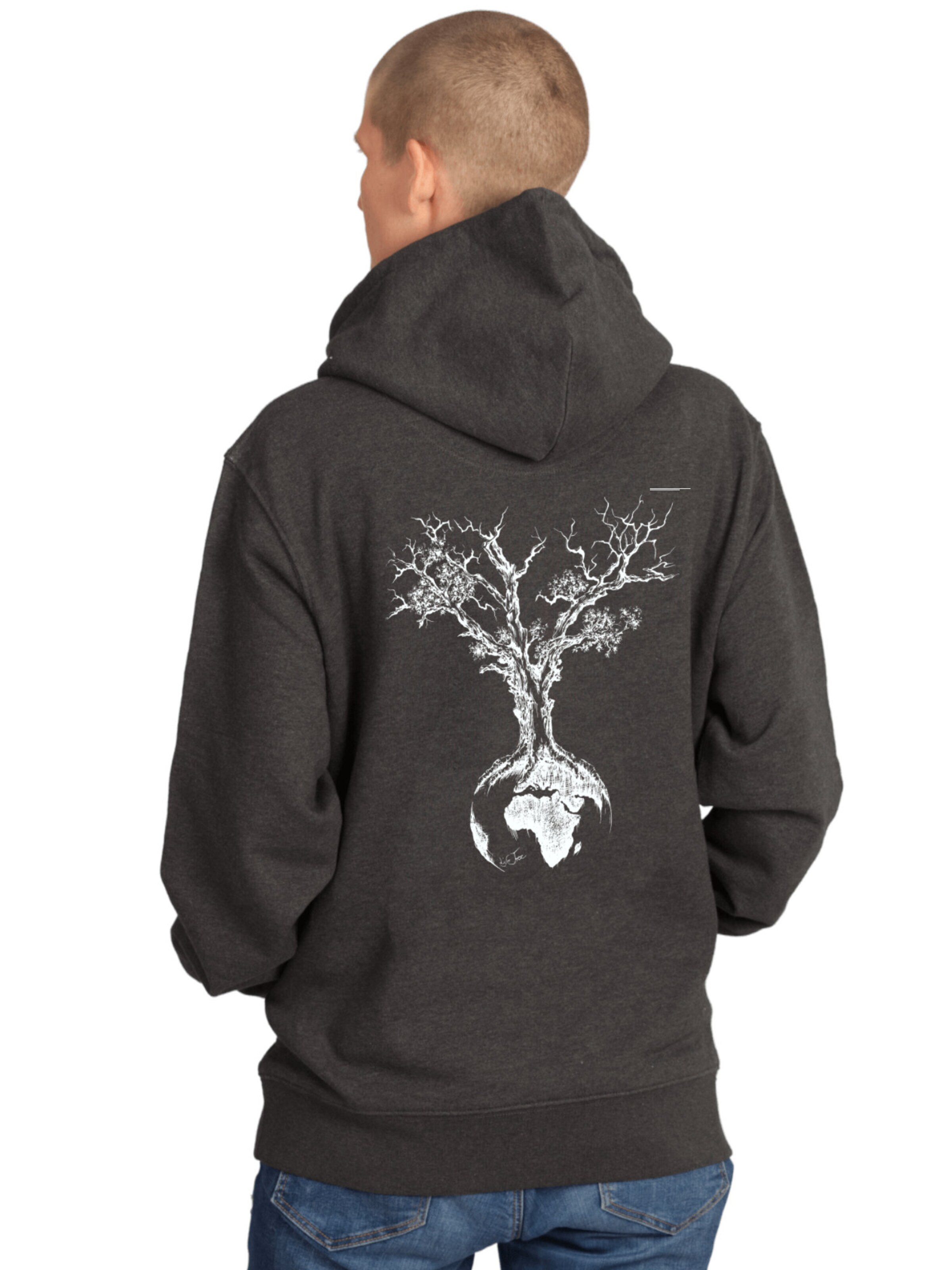 Life-Tree Pullover 'Organic Fairwear'‌‌‌‌‌‌‌‌‌ in Grau