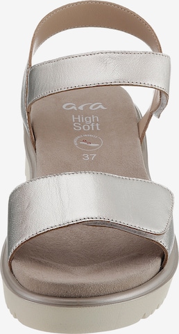 ARA Sandals 'Bilbao' in Silver ABOUT YOU