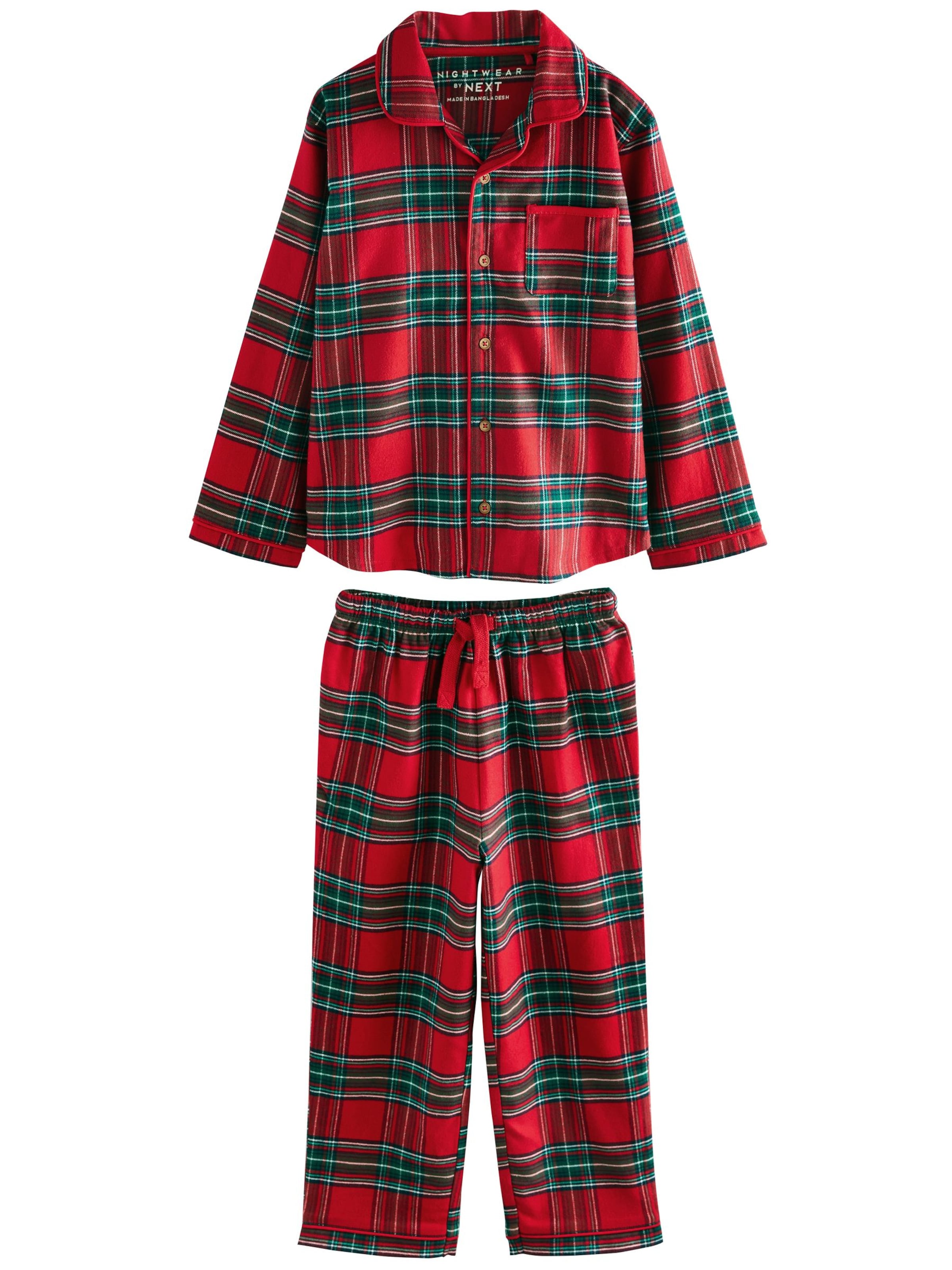 Next Pyžamo 'Xmas' - Červená: predná strana