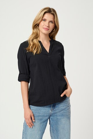 Kaffe Blouse 'KA Lena' in Zwart: voorkant