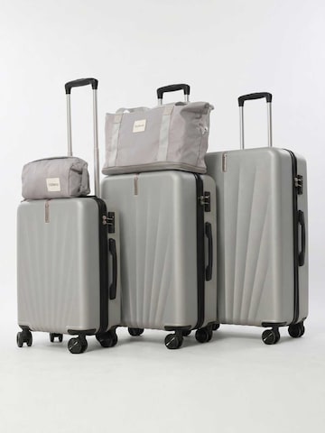 Vallsero Kofferset 'LG3 — VALLSERO Seashell 5-teiliges Kofferset'‌‌‌‌‌‌‌‌‌ in Grau
