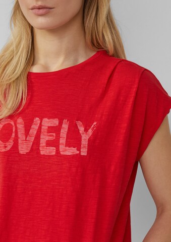 s.Oliver T-Shirt in Rot
