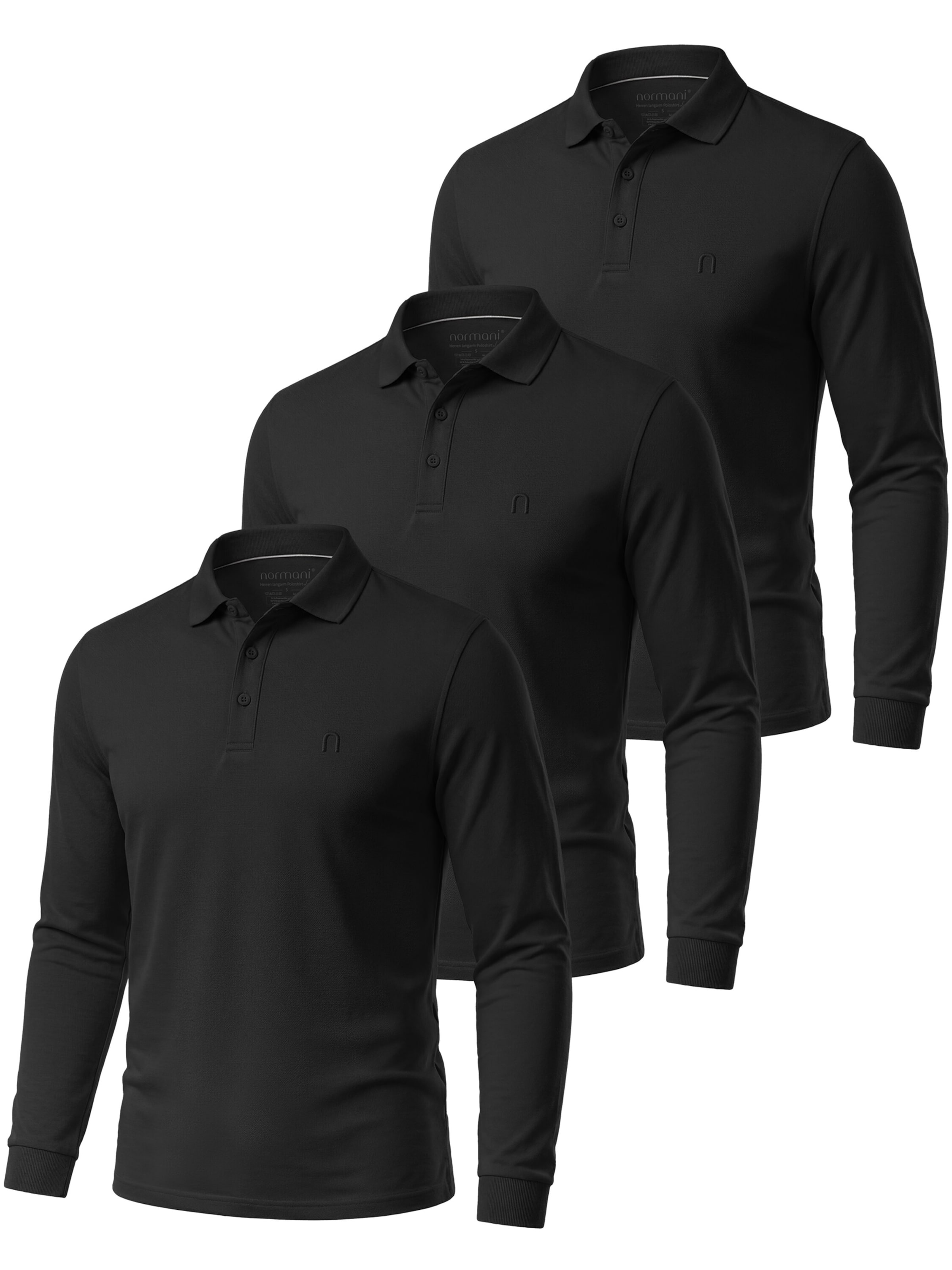 normani Sweatshirt 'Lyroe' in Schwarz: Vorderseite