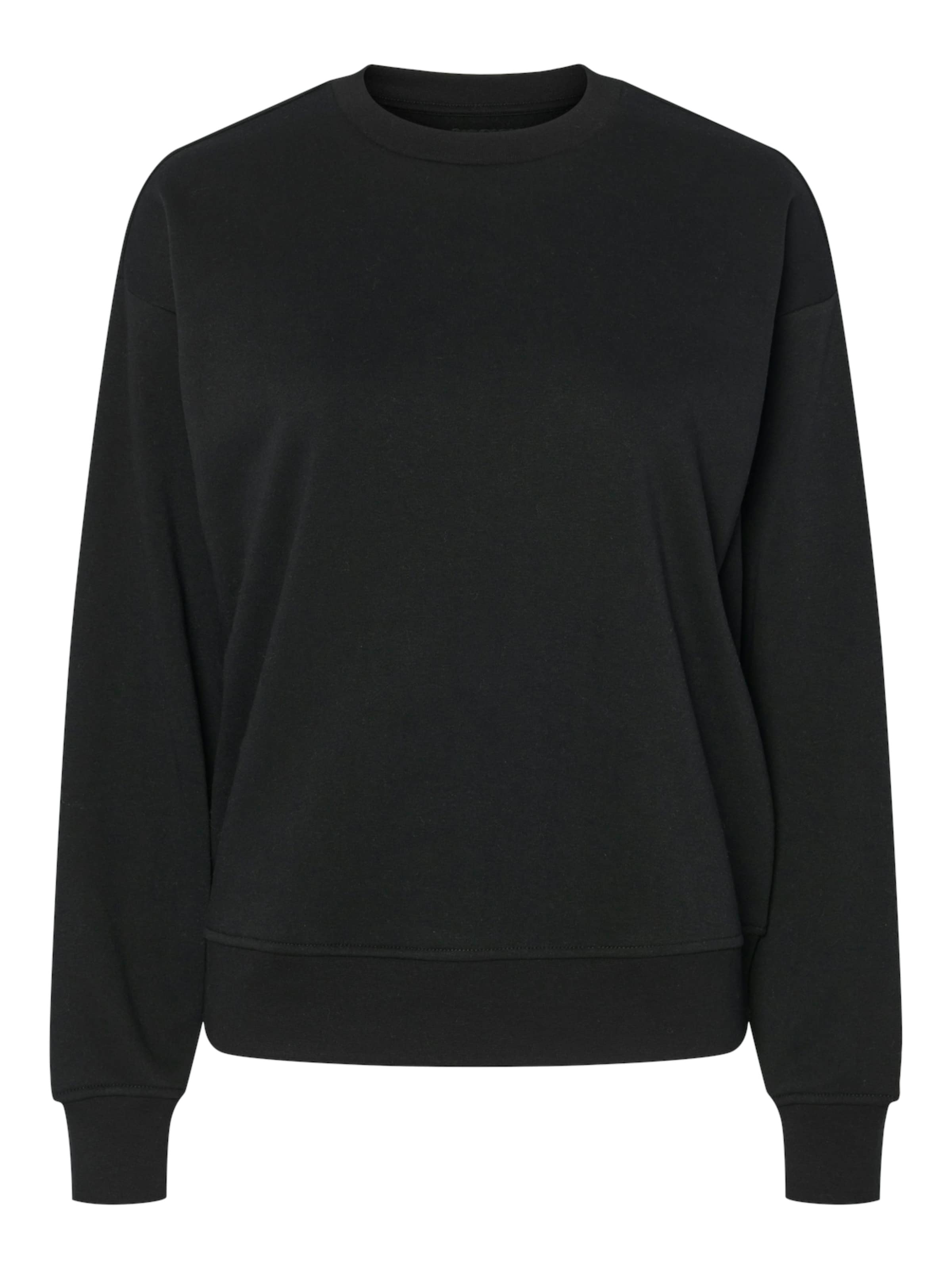 PIECES Μπλούζα φούτερ 'PCChilli' σε μαύρο: μπροστά