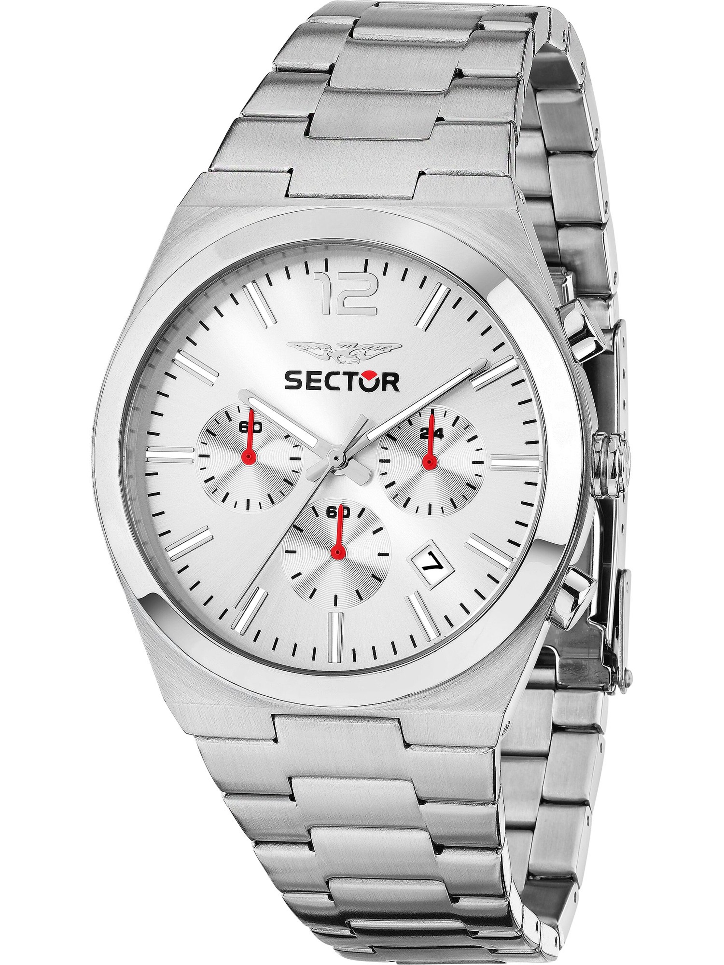 SECTOR Analog watch in Silver: front