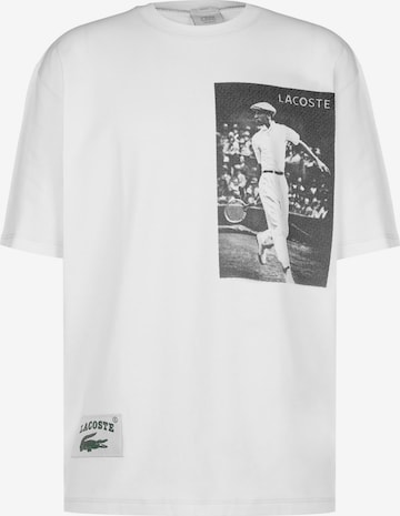 Lacoste LIVE T-Shirt in Weiß: predná strana