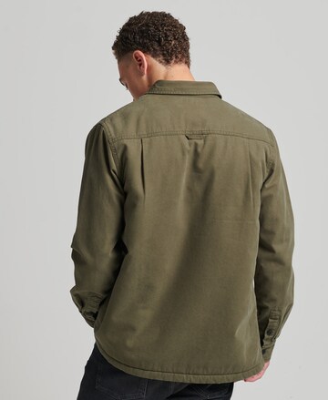 Superdry Regular Fit Jacke 'MILLER' in Grün