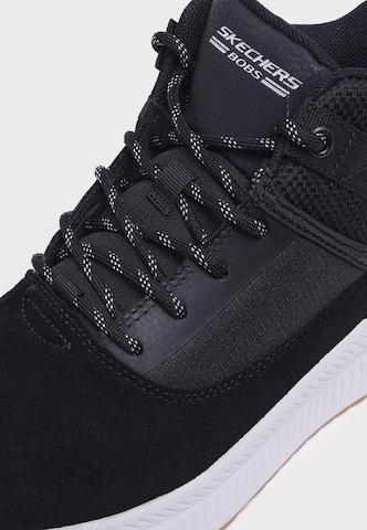 SKECHERS Šněrovací boty 'BOBS SQUAD 4 - URBAN RIDGE' – černá