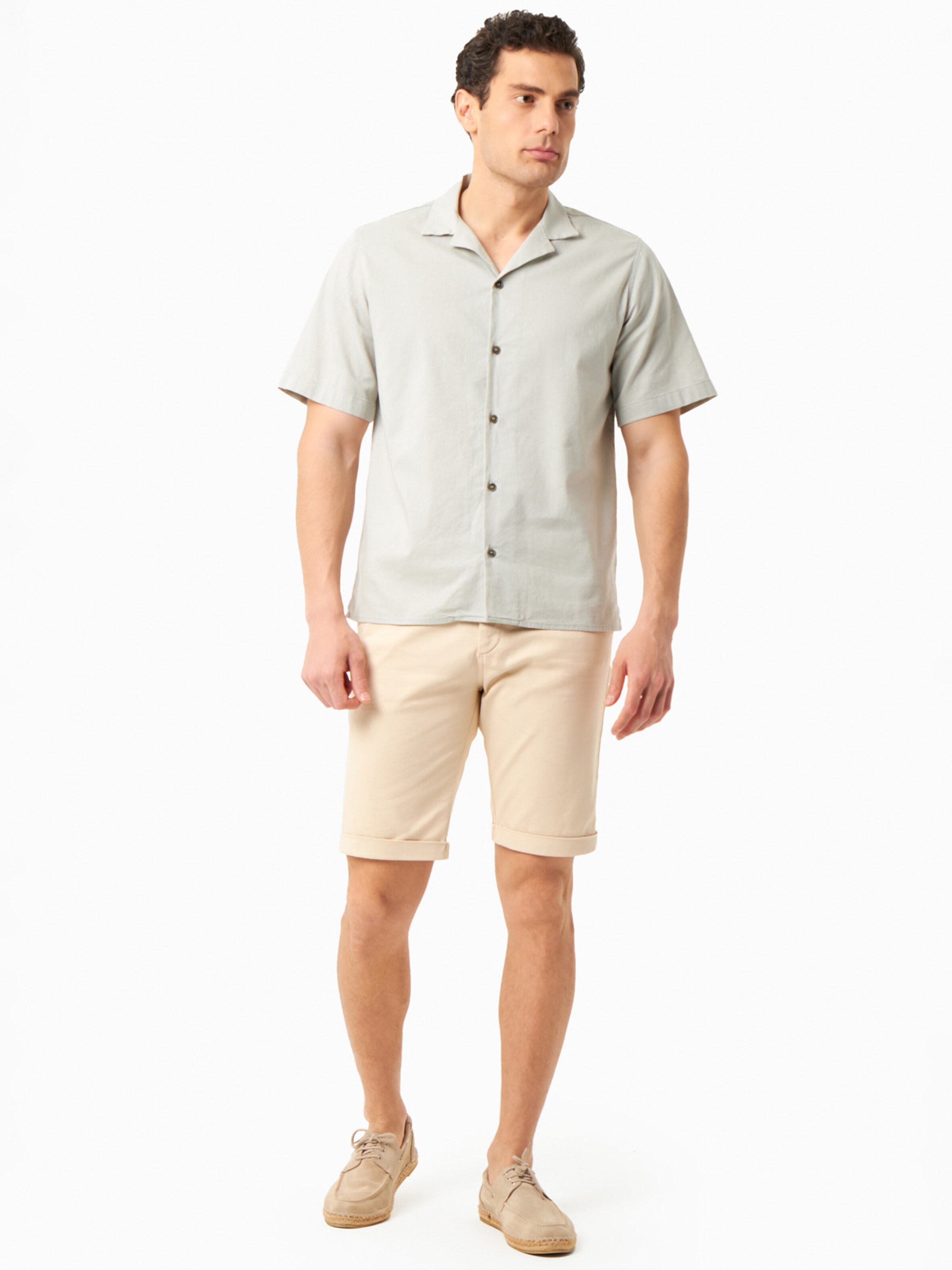 Organication Slimfit Shorts in Beige