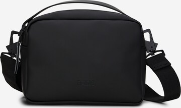 RAINS Crossbody Bag in Black: front