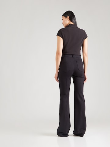 GUESS Flared Broek 'CHRISSY' in Zwart