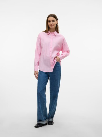 Chemisier 'VMFanni' VERO MODA en rose