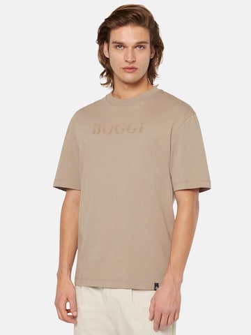 T-Shirt Boggi Milano en beige : devant