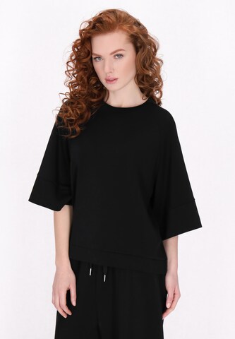DreiMaster Klassik Sweatshirt 'Classic Look' in Zwart: voorkant