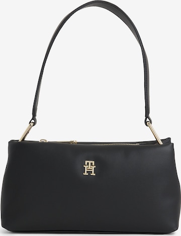 TOMMY HILFIGER - Mala de ombro em preto: frente