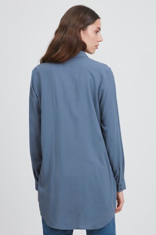 ICHI Bluse in Blau