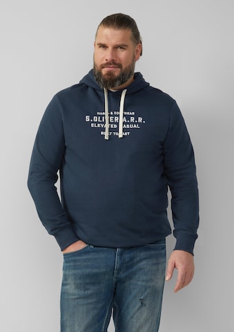 s.Oliver - Sudadera en azul: frente