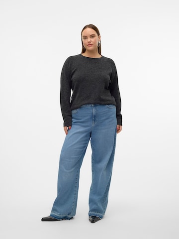 Vero Moda Curve Sweater 'VMCDOFFY' in Black