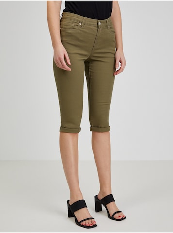 Orsay Skinny Pants in Green: front