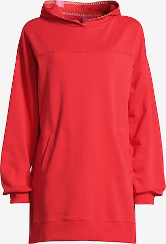 Sweat-shirt 'MÖHL' salzhaut en rouge : devant