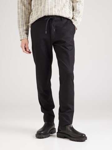 Regular Pantalon QS en noir : devant