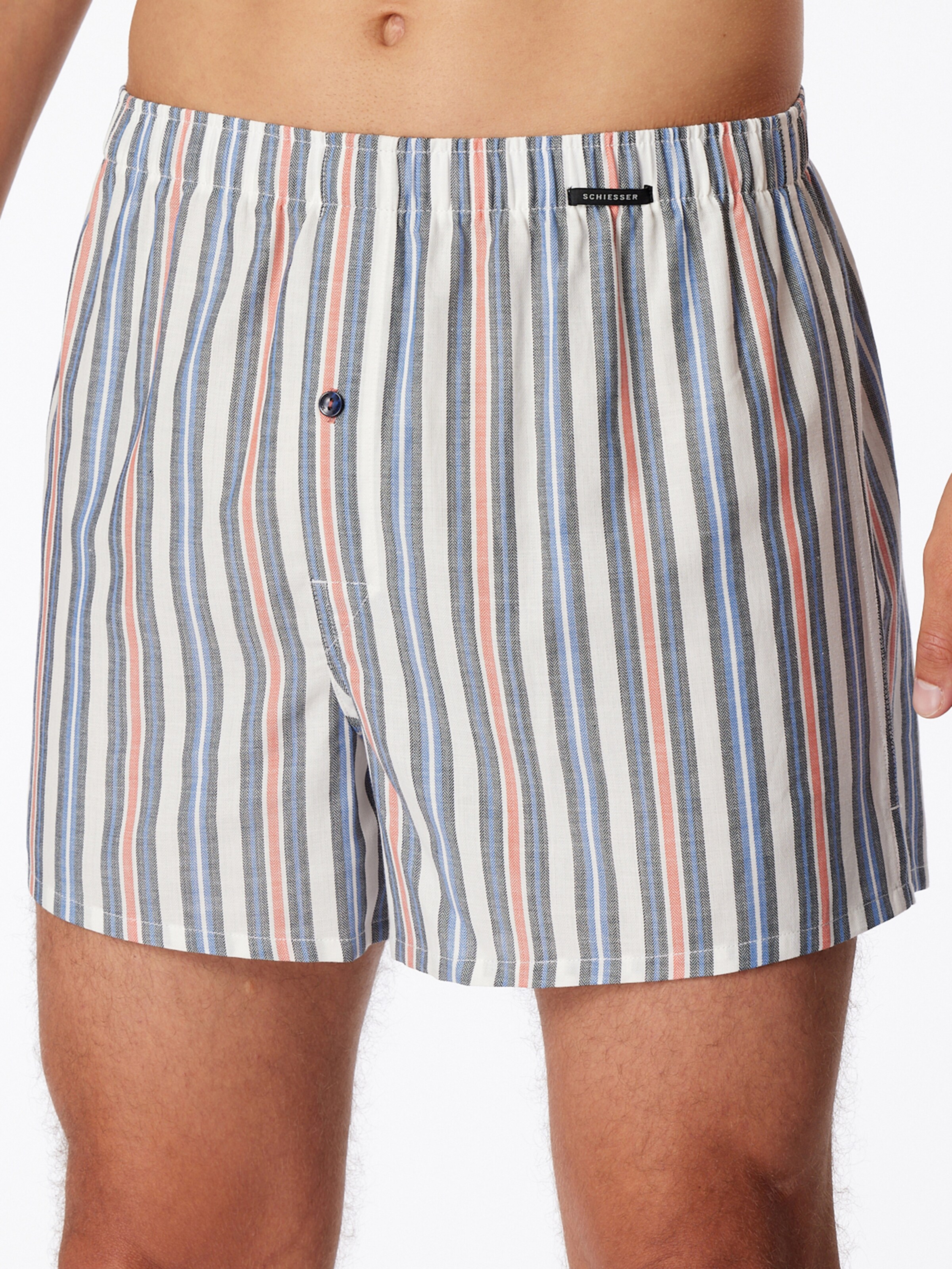 SCHIESSER Boxer ' Multipacks ' in Blau: Vorderseite