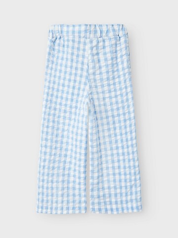 NAME IT Wide Leg Housut 'NMFFISINA' värissä valkoinen