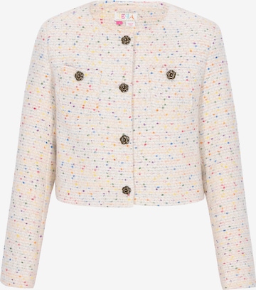 Veste mi-saison IZIA en blanc : devant