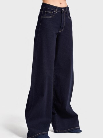 Wide Leg Jean 'Palazzo High Rise Jeans' IT'S BASIC en bleu