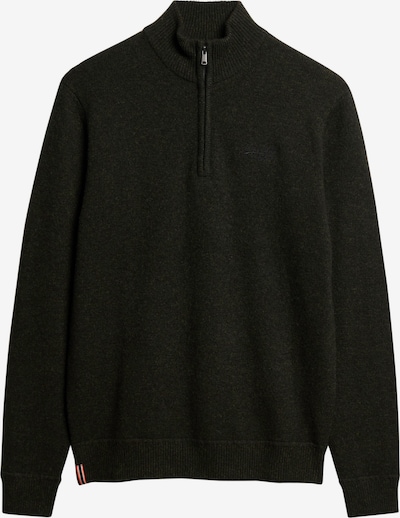 Superdry & Co Neulepaita 'Essential' koossa XXL värissä tummanvihreä, Tuotenäkymä