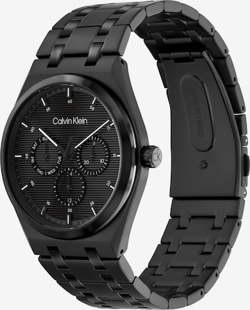 Calvin Klein Analoginen kello 'Motion' värissä musta: etupuoli