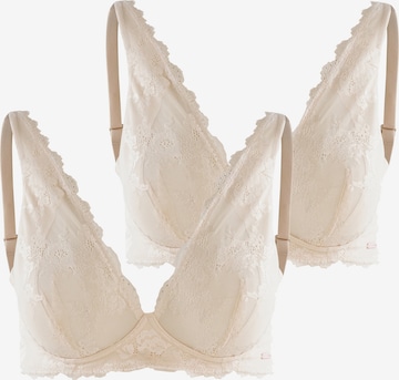 Royal Lounge Intimates Bra ' Royal Dream mit Spitze ' in Beige: front