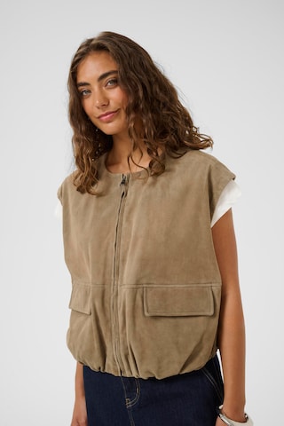 CULTURE Vest 'CUannemie' in Beige