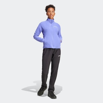 ADIDAS TERREX Funktionsfleecejacke 'Ess' in Lila