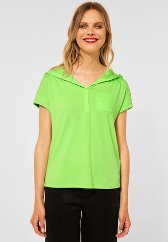 STREET ONE Shirt in Groen: voorkant