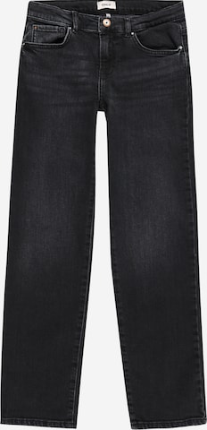 Wide leg Jeans 'Megan' de la KIDS ONLY pe negru: față