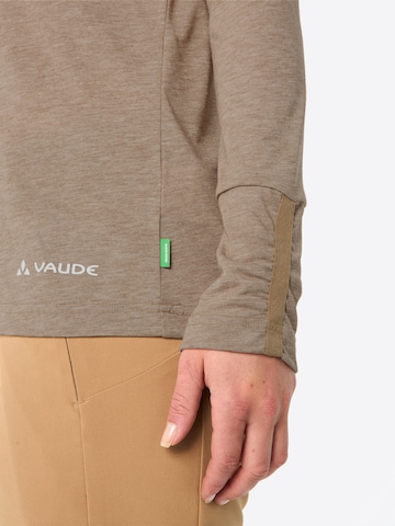 VAUDE Performance Shirt 'Skomer III' in Beige