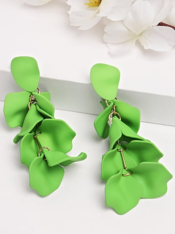 AVANT-GARDE PARIS Earrings 'Fridaette' in Green