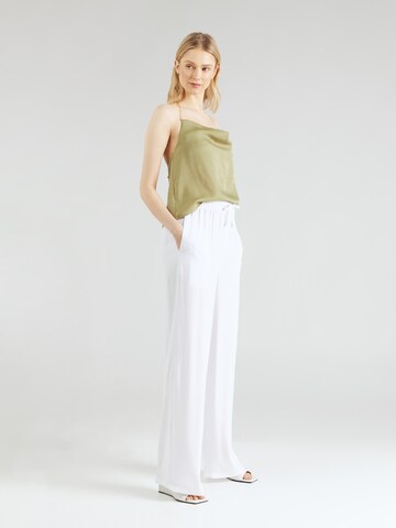 MYLAVIE Wide leg Παντελόνι σε λευκό