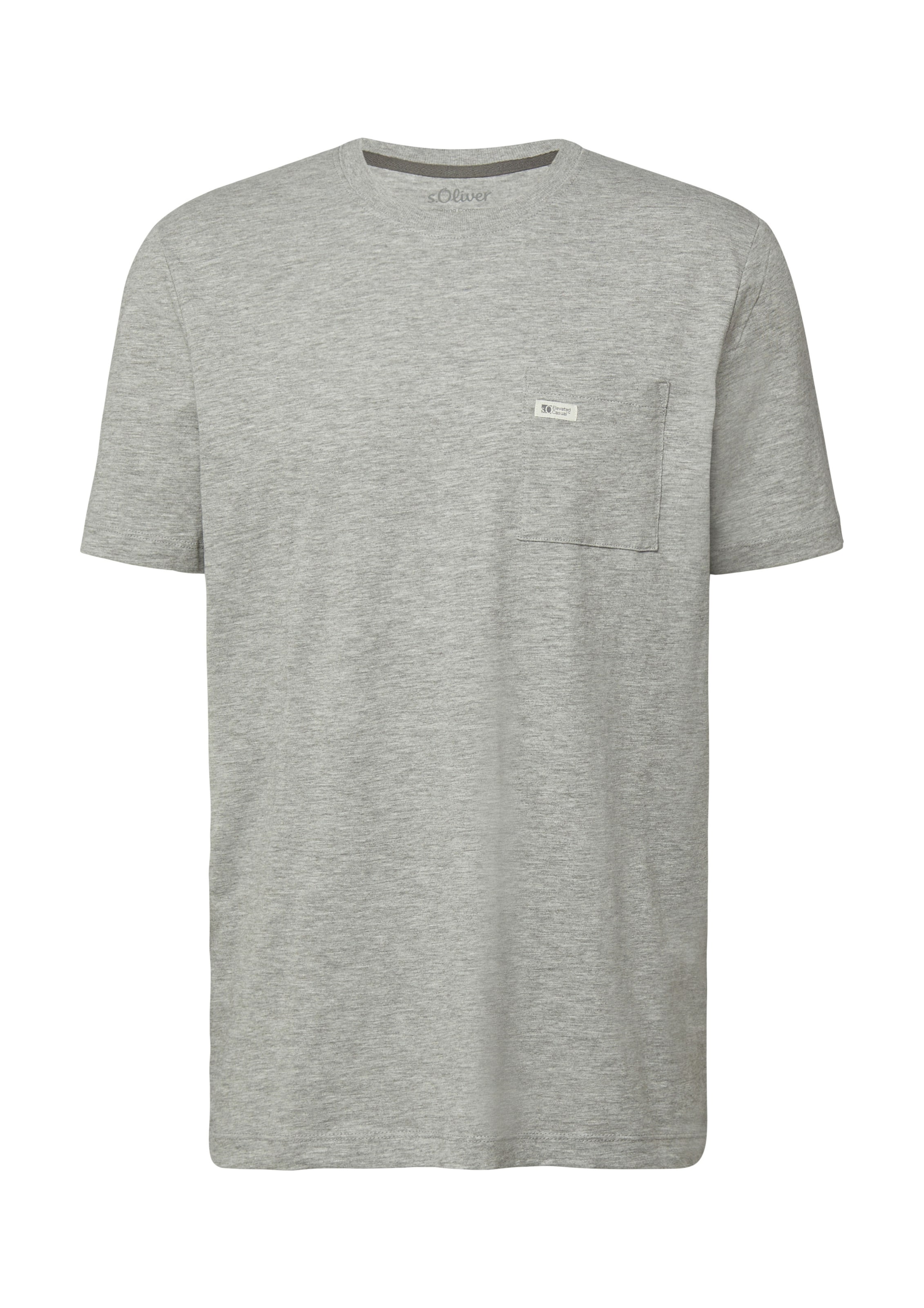 T-Shirt s.Oliver en gris : devant