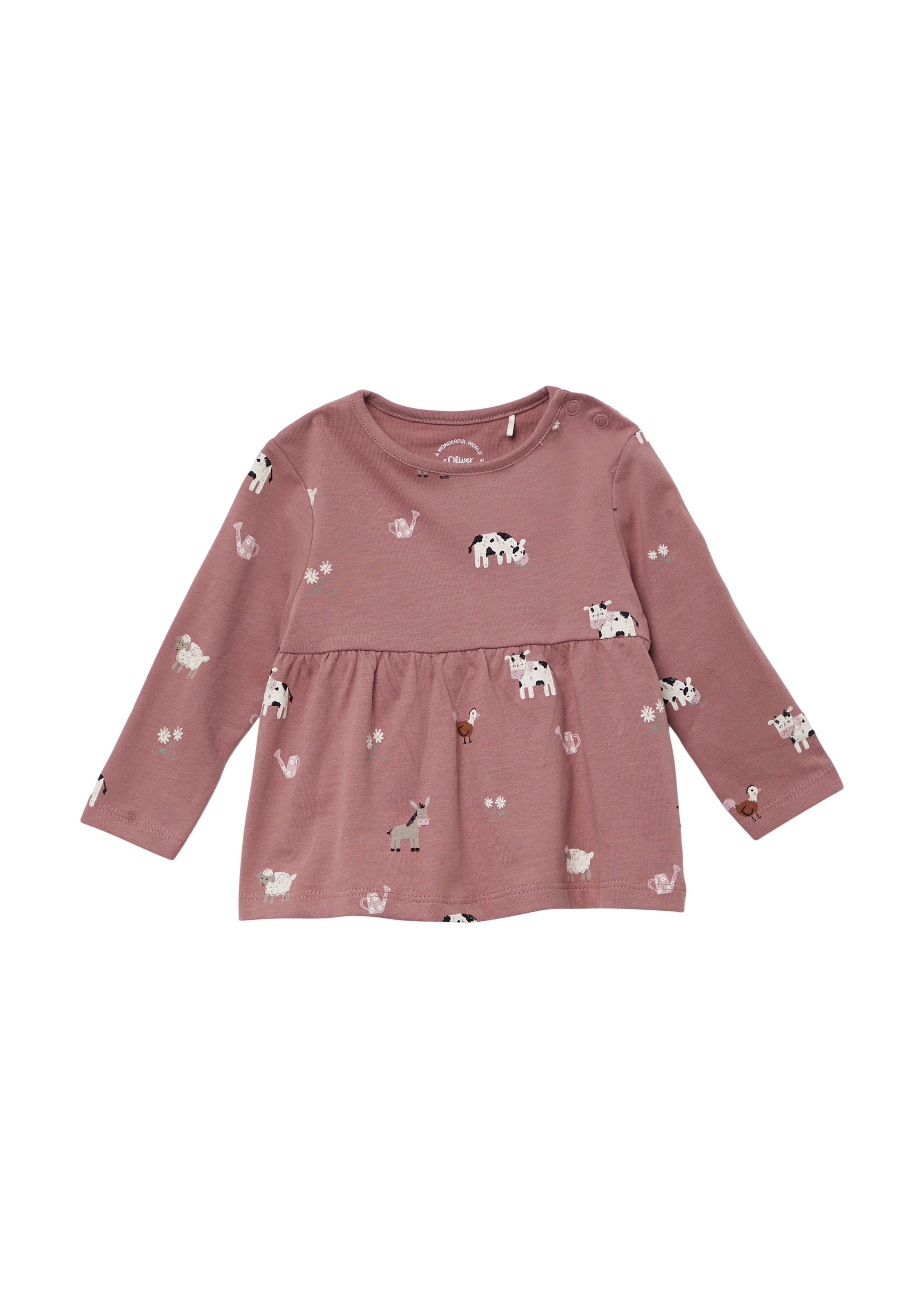 T-Shirt s.Oliver en rose : devant